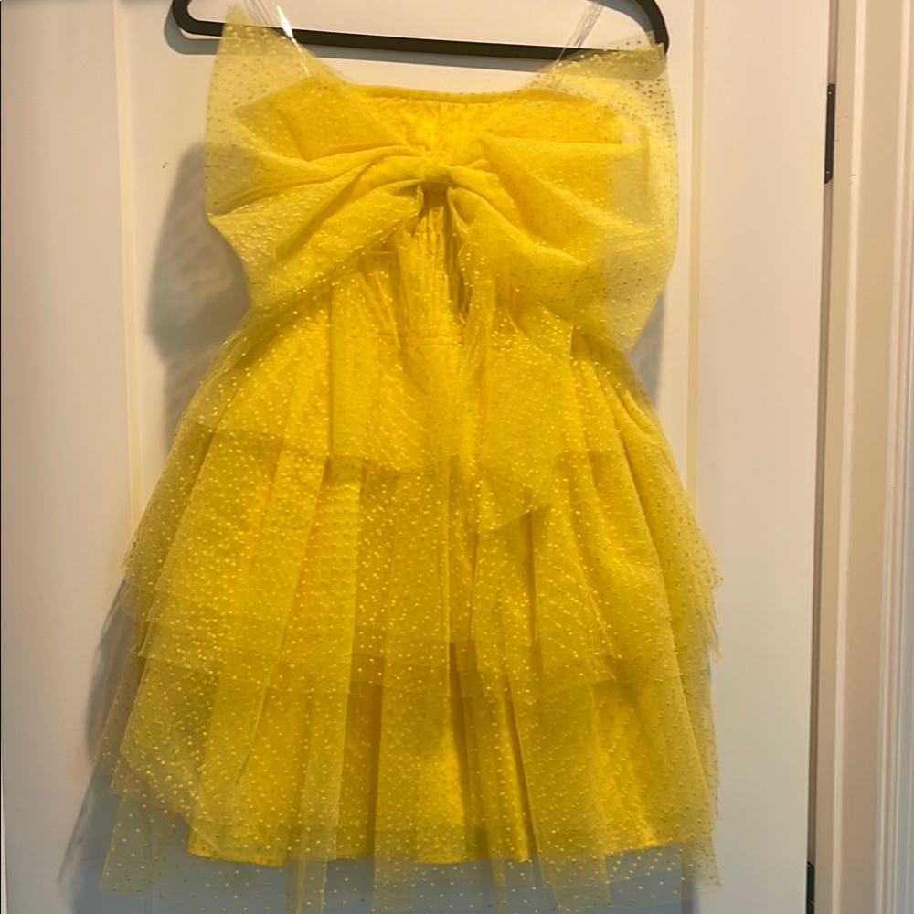 Yellow Dress with Bow